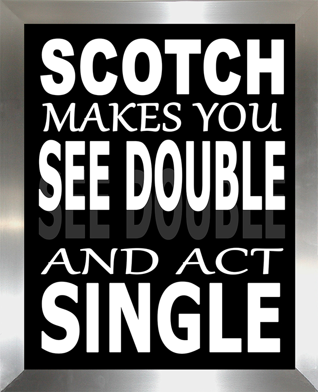 Scotch Makes You See Double